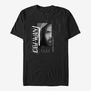 Queens Star Wars Obi-Wan - Jedi Knight Portrait Unisex T-Shirt Black