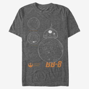 Queens Star Wars: Episode 7 - BeeBee Unisex T-Shirt Dark Heather Grey