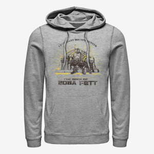 Queens Star Wars Book of Boba Fett - Legendary Bounty Hunter Unisex Hoodie Heather Grey