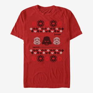 Queens Star Wars: Classic - Empire Holiday Unisex T-Shirt Red