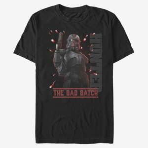 Queens Star Wars: The Bad Batch - Hunter Batch Unisex T-Shirt Black