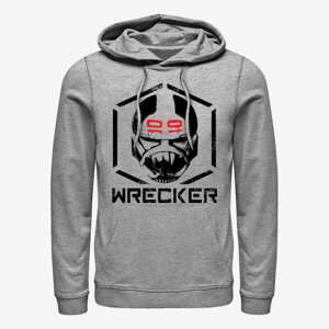 Queens Star Wars: The Bad Batch - Wrecker Unisex Hoodie Heather Grey