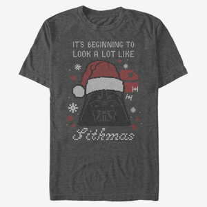 Queens Star Wars: Classic - Beginning To Look Like Sithmas Unisex T-Shirt Dark Heather Grey