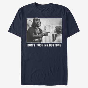 Queens Star Wars - Button Pusher Unisex T-Shirt Navy Blue