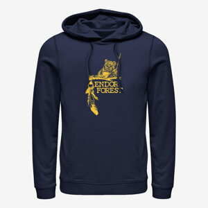 Queens Star Wars: Classic - ENDOR FOREST Unisex Hoodie Navy Blue