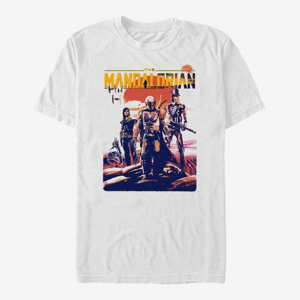 Queens Star Wars: The Mandalorian - Saga Continues Unisex T-Shirt White