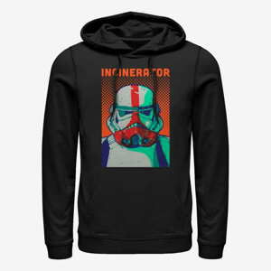 Queens Star Wars: The Mandalorian - Halftone Incinerator Unisex Hoodie Black