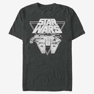 Queens Star Wars: Last Jedi - Falcon_Strike Unisex T-Shirt Dark Heather Grey