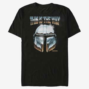 Queens Star Wars: The Mandalorian - CHROME DOME Unisex T-Shirt Black