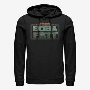 Queens Star Wars: Book of Boba Fett - Boba Fett Main Logo Unisex Hoodie Black