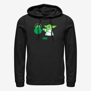 Queens Star Wars: The Mandalorian - Yoda Snack Unisex Hoodie Black