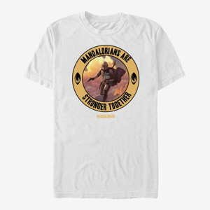 Queens Star Wars: The Mandalorian - Stronger Together Unisex T-Shirt White