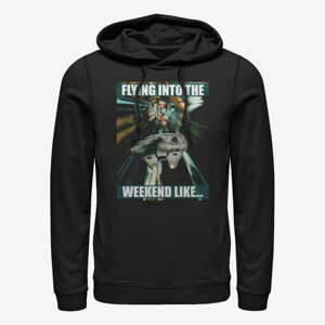 Queens Star Wars: Classic - Flying Into The Weekend Unisex Hoodie Black