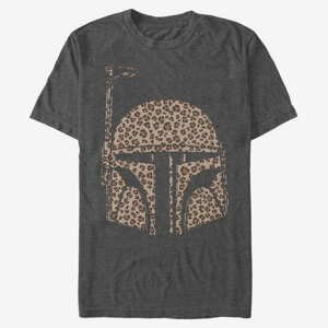 Queens Star Wars: Classic - Boba Cheetah Unisex T-Shirt Dark Heather Grey