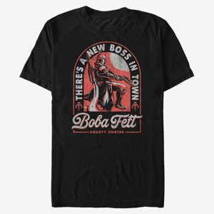 Queens Star Wars Book of Boba Fett - The New Boss Unisex T-Shirt Black