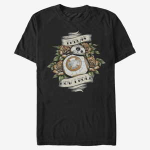 Queens Star Wars: Episode 7 - BB8 Tat Unisex T-Shirt Black