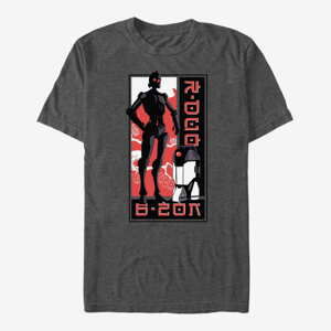 Queens Star Wars: Visions - DroidsAnime Unisex T-Shirt Dark Heather Grey