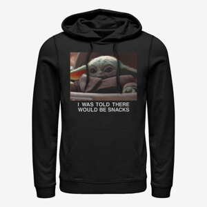 Queens Star Wars: The Mandalorian - Told About Snacks Unisex Hoodie Black