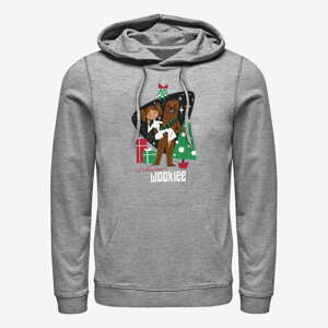 Queens Star Wars: Classic - Kiss a Wookiee Unisex Hoodie Heather Grey