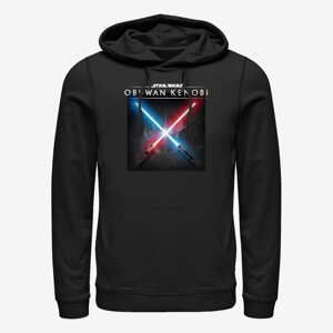 Queens Star Wars Obi-Wan - Light Saber Clash Unisex Hoodie Black