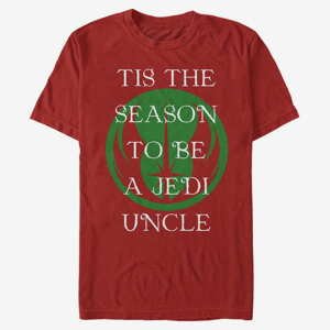 Queens Star Wars: Classic - Jedi Uncle Unisex T-Shirt Red