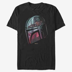 Queens Star Wars: Mandalorian - Helmet Explanation Unisex T-Shirt Black