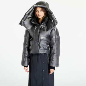 Bunda CALVIN KLEIN JEANS Liquid Metal Puffer Black