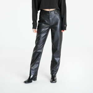 Dámské kalhoty TOMMY JEANS Julie Pleather Pants Black