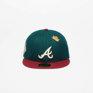 New Era Atlanta Braves Ws Contrast 59Fifty Fitted Cap New Olive/ Optic White