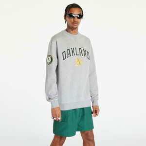 Mikina New Era Oakland Athletics Mlb Large Logo Crew Neck Sweatshirt Grey