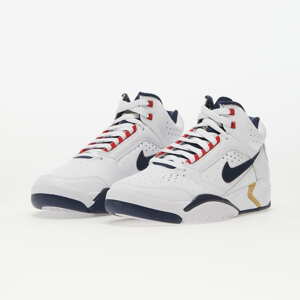 Nike Air Flight Lite Mid White/ Midnight Navy-University Red