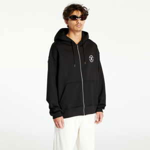 Mikina Daily Paper Ezar Zip Hoodie Black