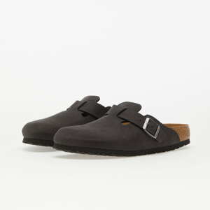 Birkenstock Boston Micro Fibre Desert Dust Black