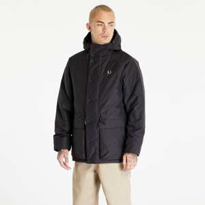 Pánská zimní bunda FRED PERRY Padded Zip Through Jacket Black