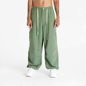 PLEASURES Visitor Wide Fit Cargo Pants Green