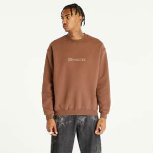 Mikina PLEASURES Recipe Crewneck Brown