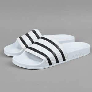 adidas Originals Adilette White/ Core Black/ White