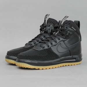 Nike Lunar Force 1 Duckboot black / black - mtllc slvr - anthrct