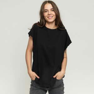 Dámské tričko Urban Classics Ladies Extended Shoulder Tee Black