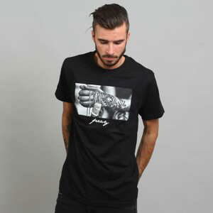 Tričko s krátkým rukávem Urban Classics Pray 2.0 Tee Black