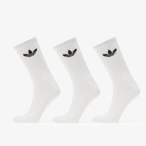 adidas Originals Trefoil Cushion Crew Socks 3-Pack White S