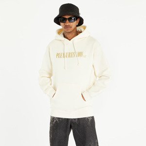 PLEASURES LLC Fleece Hoodie Bone