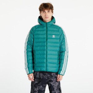 adidas Originals Pad Hooded Puffer Jacket Collegiate Green/ White