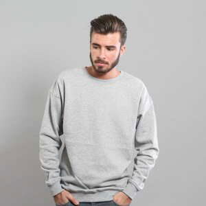 Mikina Urban Classics Sweat Crewneck Melange Grey