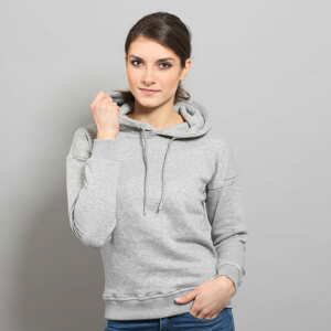 Dámská mikina Urban Classics Ladies Hoody melange šedá