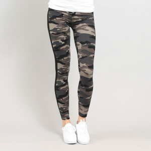 Legíny Urban Classics Ladies Camo Stripe Leggings Grey Camo