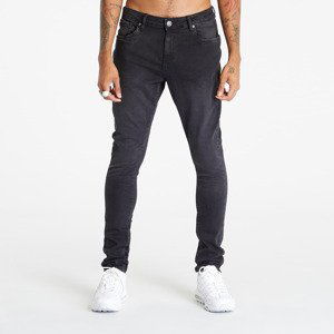 Urban Classics Slim Fit Zip Jeans Real Black Washed