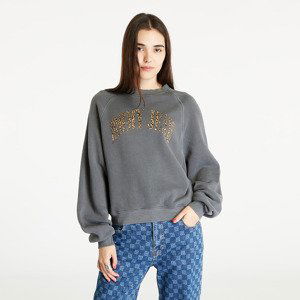 Tommy Jeans Relaxed Fit Leo Print Crewneck Gray