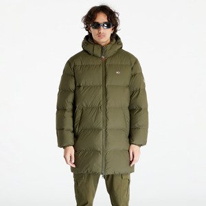 Tommy Jeans Essential Down Puffer Jacket Grab Olive Green