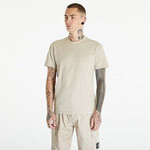 Calvin Klein Jeans Woven Tab Short Sleeve Tee Plaza Taupe